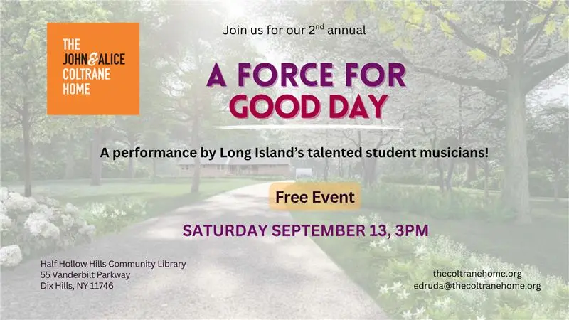 A Force for Good Day flyer